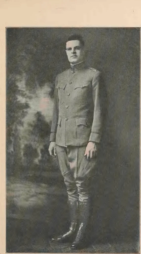 An illustration from New England aviators 1914-1918; their portraits and their records, 1919, leaf 186