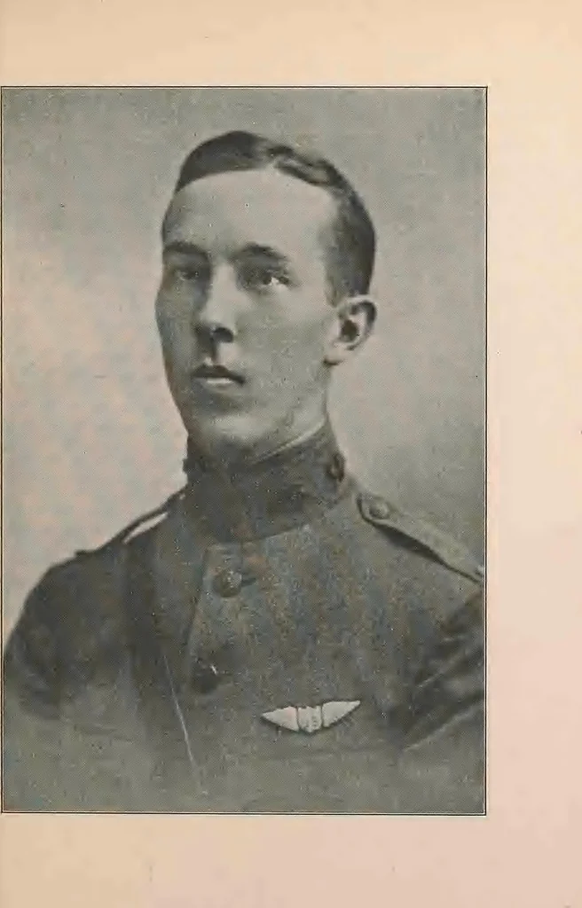 An illustration from New England aviators 1914-1918; their portraits and their records, 1919, leaf 190