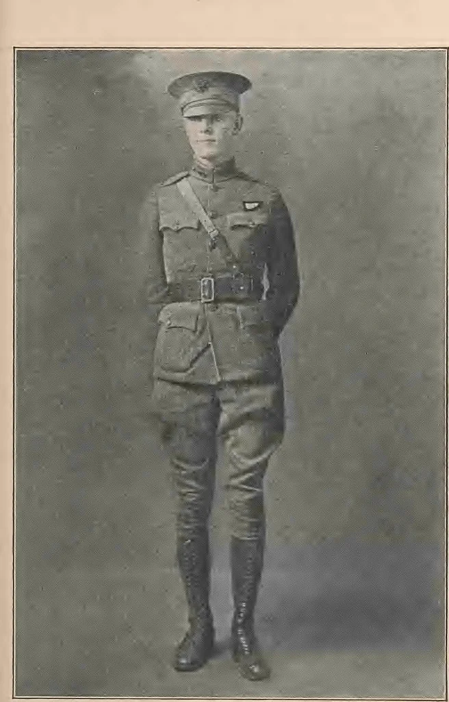An illustration from New England aviators 1914-1918; their portraits and their records, 1919, leaf 198