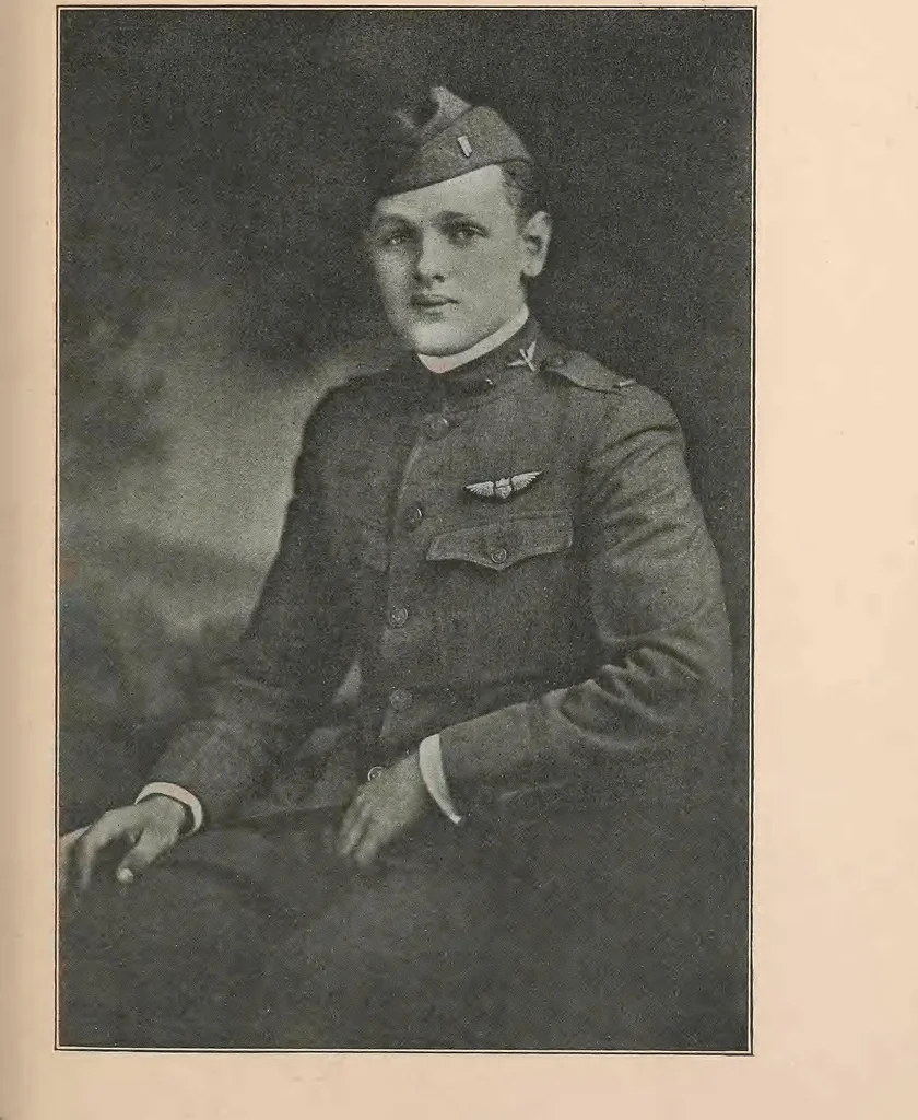 An illustration from New England aviators 1914-1918; their portraits and their records, 1919, leaf 204