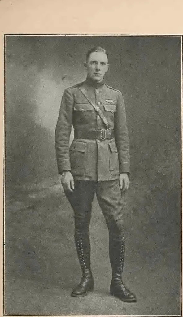 An illustration from New England aviators 1914-1918; their portraits and their records, 1919, leaf 206