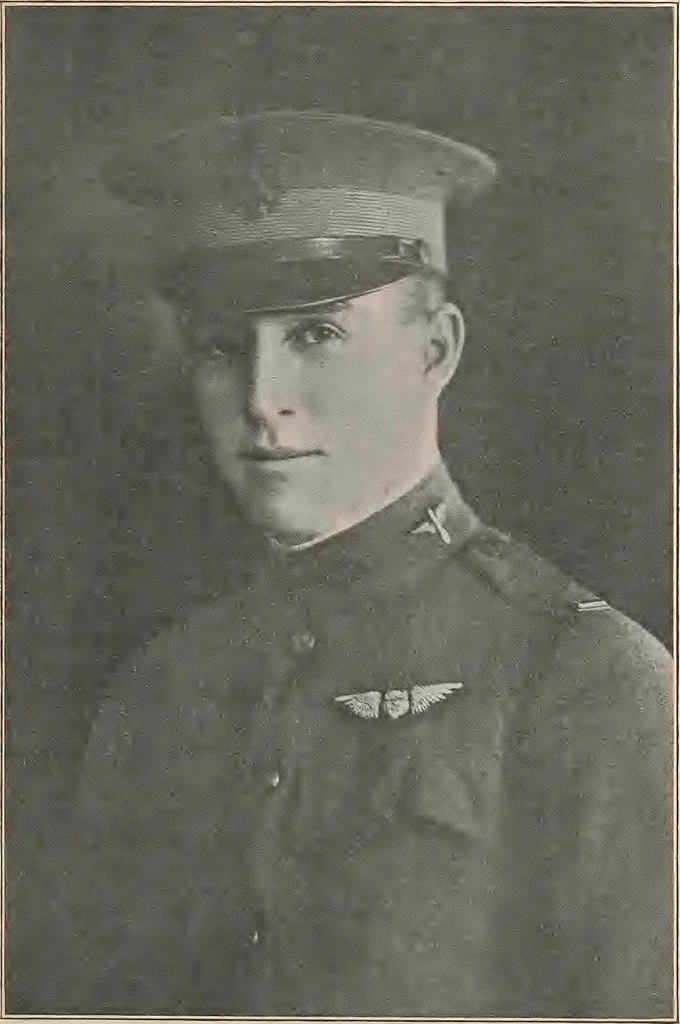 An illustration from New England aviators 1914-1918; their portraits and their records, 1919, leaf 216