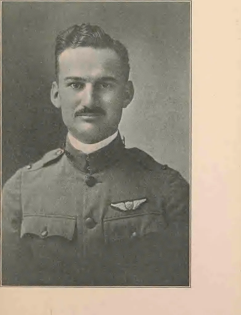 An illustration from New England aviators 1914-1918; their portraits and their records, 1919, leaf 218
