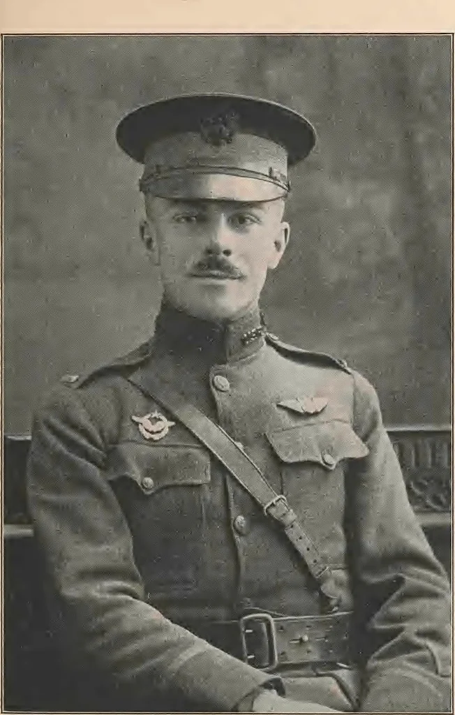 An illustration from New England aviators 1914-1918; their portraits and their records, 1919, leaf 224