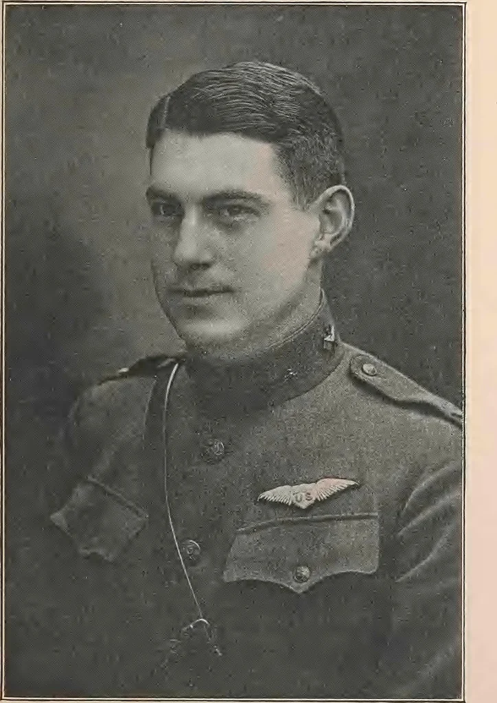 An illustration from New England aviators 1914-1918; their portraits and their records, 1919, leaf 258