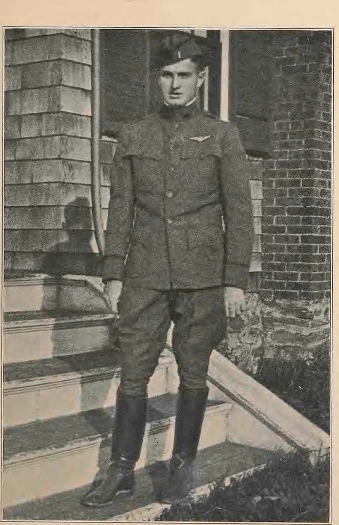 An illustration from New England aviators 1914-1918; their portraits and their records, 1919, leaf 282