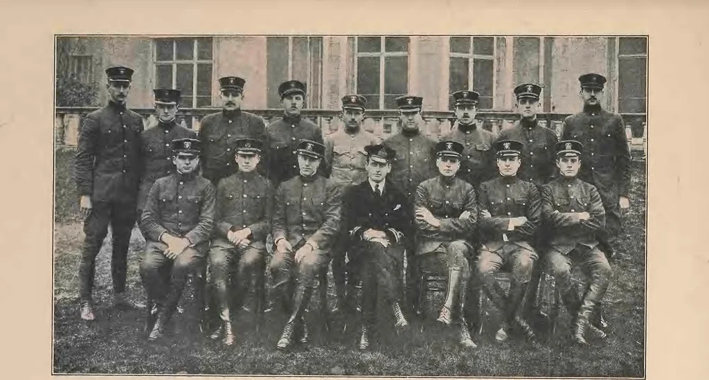 An illustration from New England aviators 1914-1918; their portraits and their records, 1919, leaf 292
