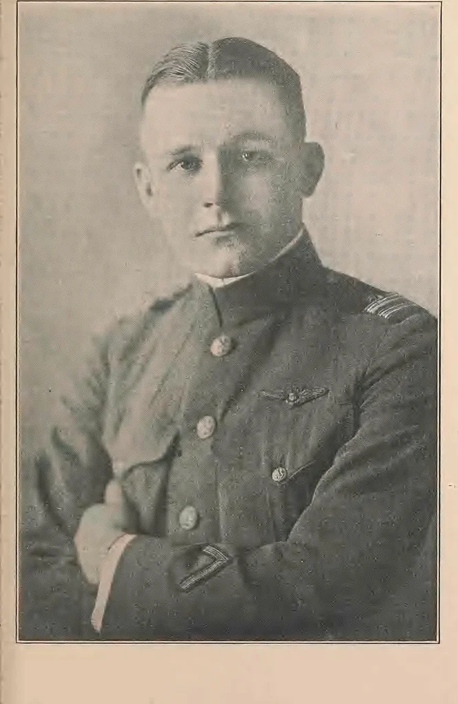 An illustration from New England aviators 1914-1918; their portraits and their records, 1919, leaf 310