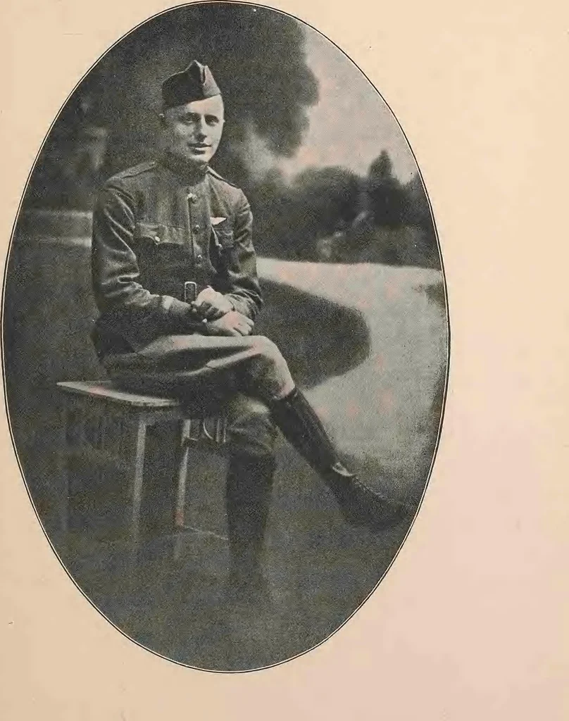 An illustration from New England aviators 1914-1918; their portraits and their records, 1919, leaf 34