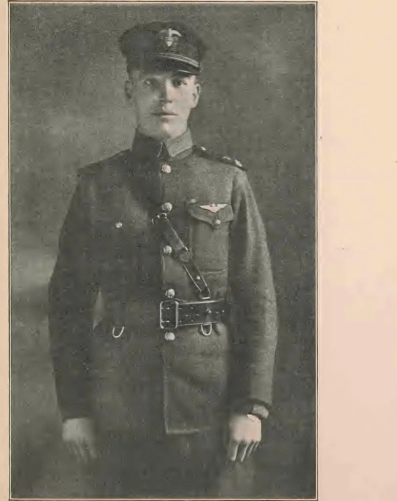 An illustration from New England aviators 1914-1918; their portraits and their records, 1919, leaf 340