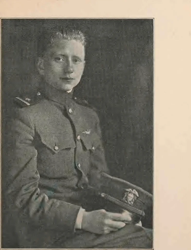 An illustration from New England aviators 1914-1918; their portraits and their records, 1919, leaf 348