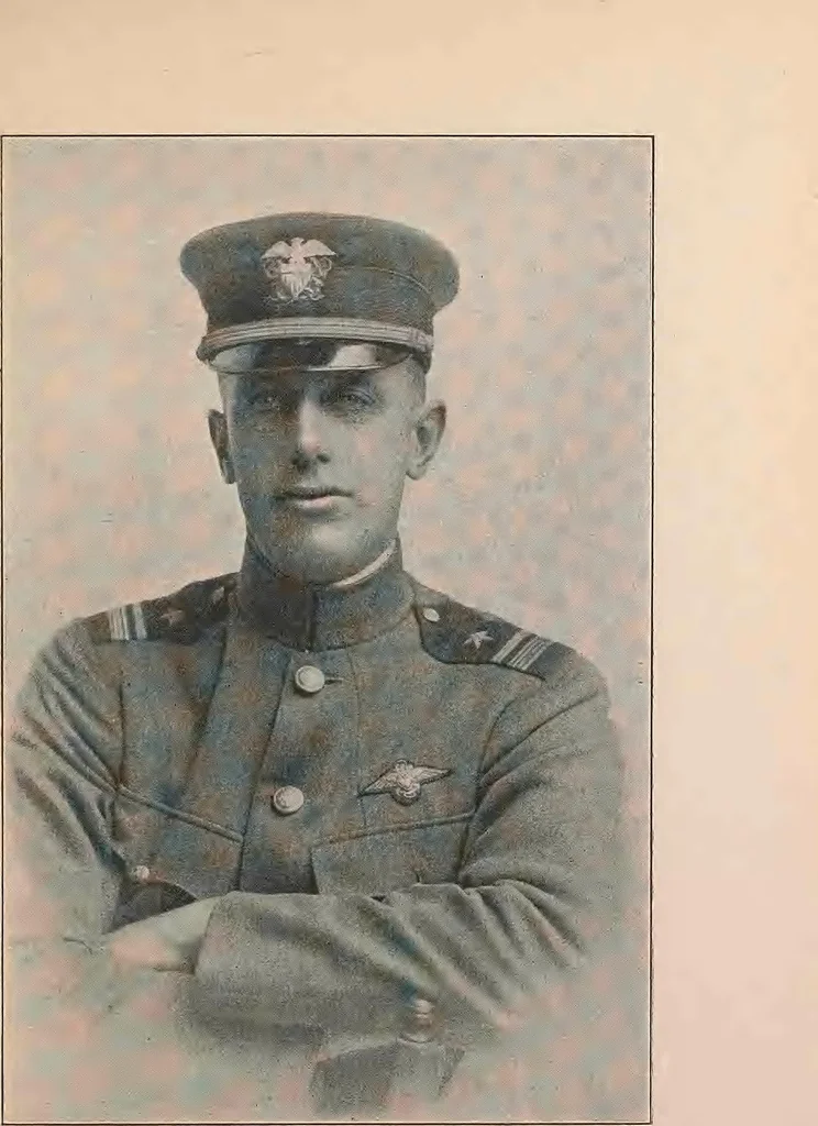 An illustration from New England aviators 1914-1918; their portraits and their records, 1919, leaf 360