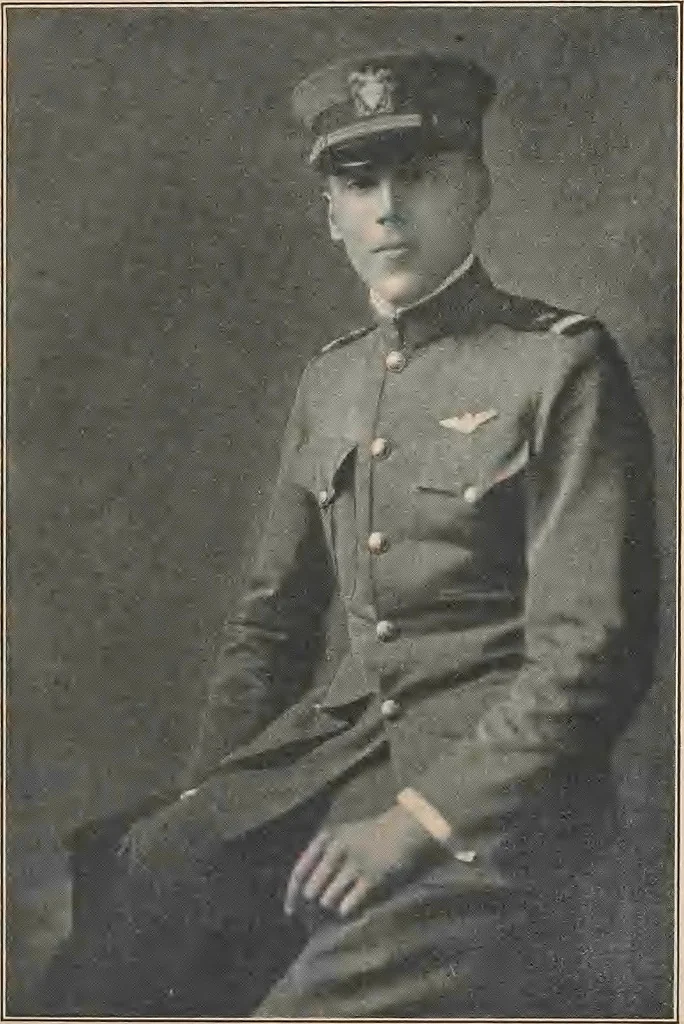 An illustration from New England aviators 1914-1918; their portraits and their records, 1919, leaf 362