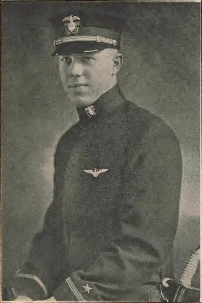 An illustration from New England aviators 1914-1918; their portraits and their records, 1919, leaf 390