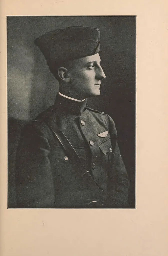 An illustration from New England aviators 1914-1918; their portraits and their records, 1919, leaf 398