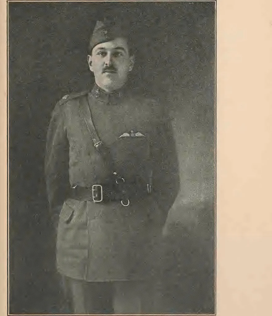 An illustration from New England aviators 1914-1918; their portraits and their records, 1919, leaf 402