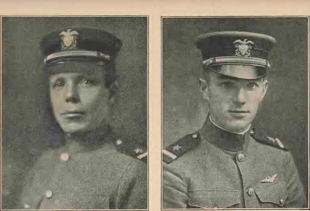 An illustration from New England aviators 1914-1918; their portraits and their records, 1919, leaf 446