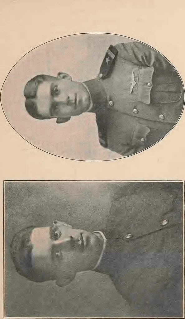 An illustration from New England aviators 1914-1918; their portraits and their records, 1919, leaf 454