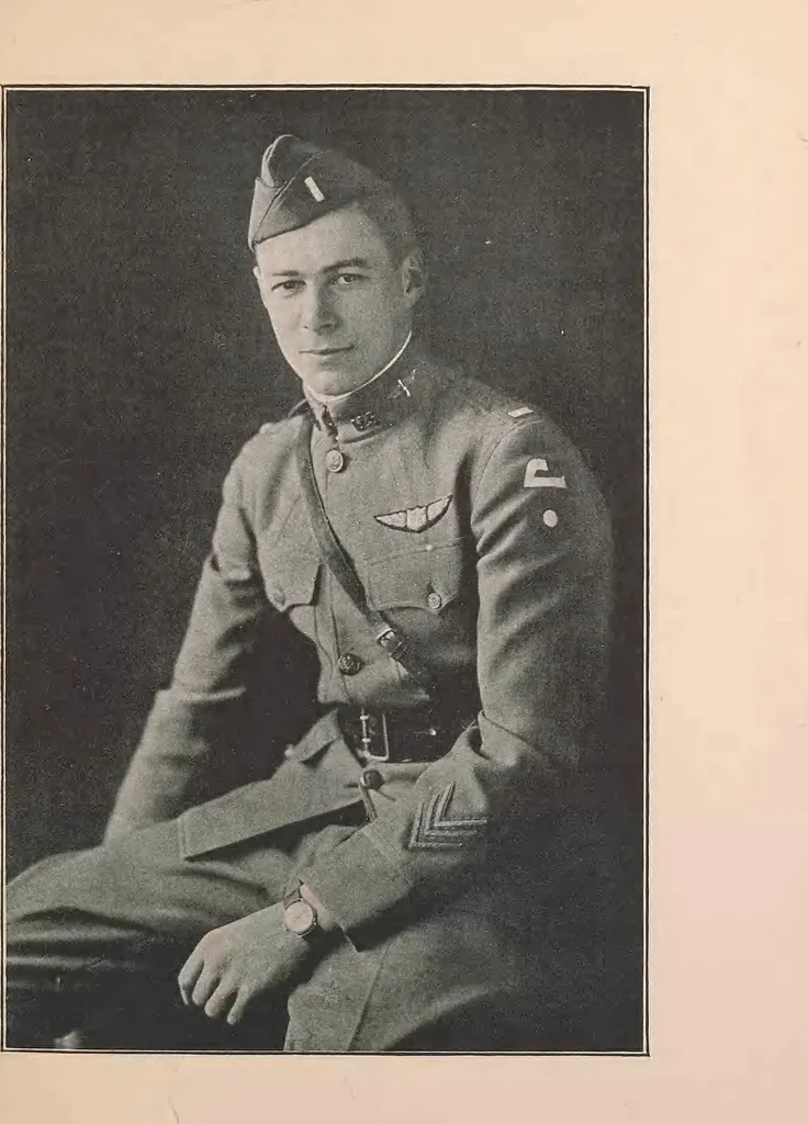 An illustration from New England aviators 1914-1918; their portraits and their records, 1919, leaf 46