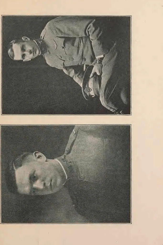 An illustration from New England aviators 1914-1918; their portraits and their records, 1919, leaf 484