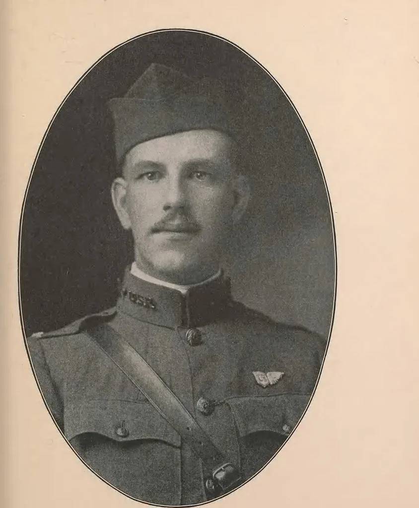 An illustration from New England aviators 1914-1918; their portraits and their records, 1919, leaf 68