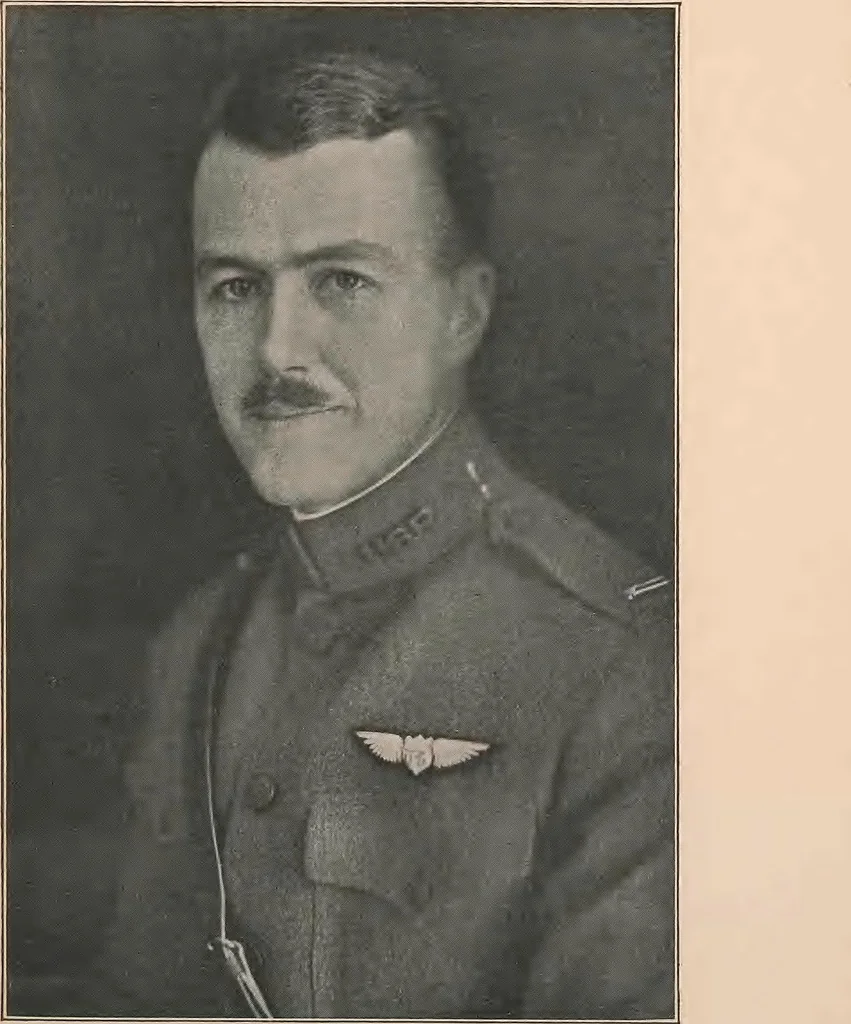 An illustration from New England aviators 1914-1918; their portraits and their records, 1919, leaf 70