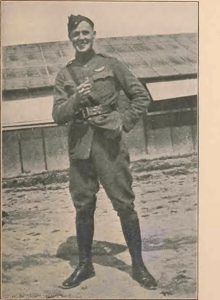 An illustration from New England aviators 1914-1918; their portraits and their records, 1919, leaf 82