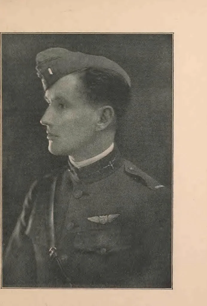 An illustration from New England aviators 1914-1918; their portraits and their records, 1919, leaf 86