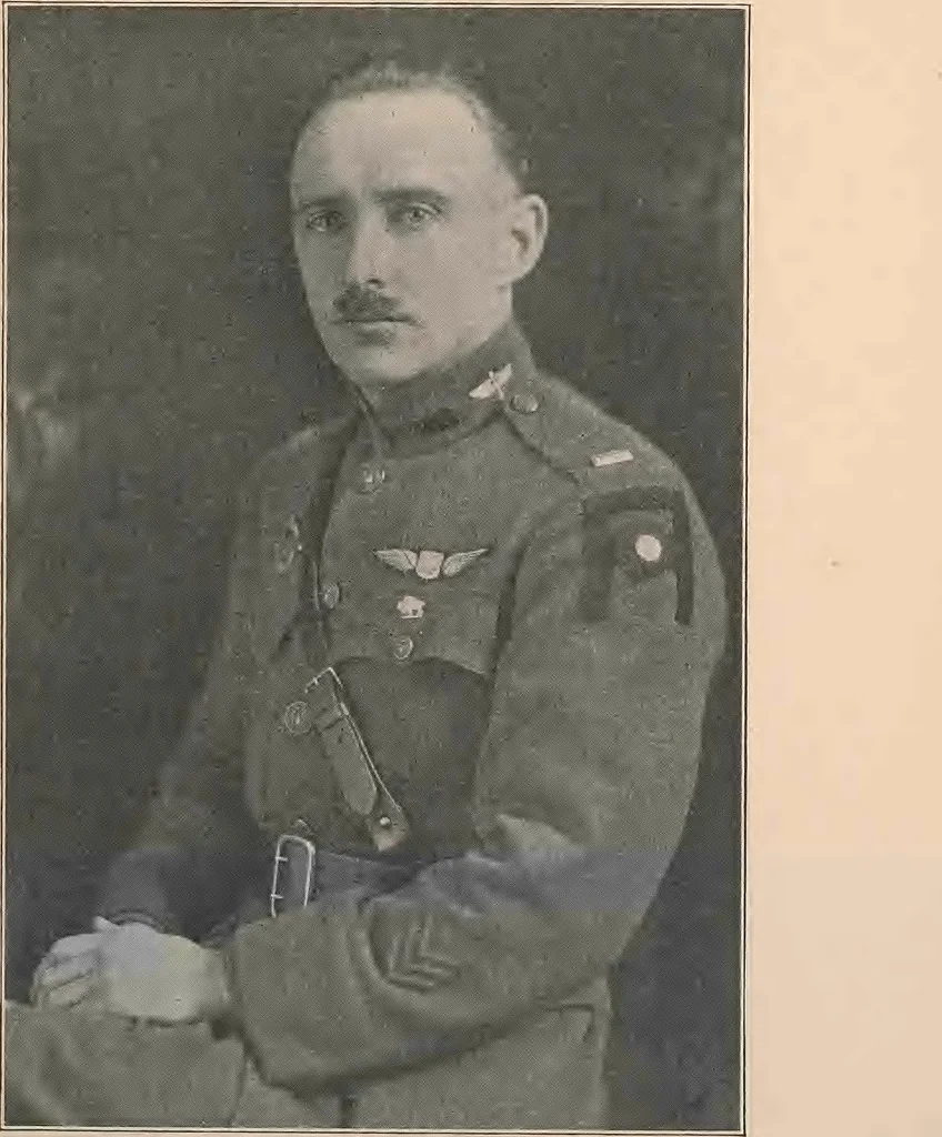 An illustration from New England aviators 1914-1918; their portraits and their records, 1919, leaf 88