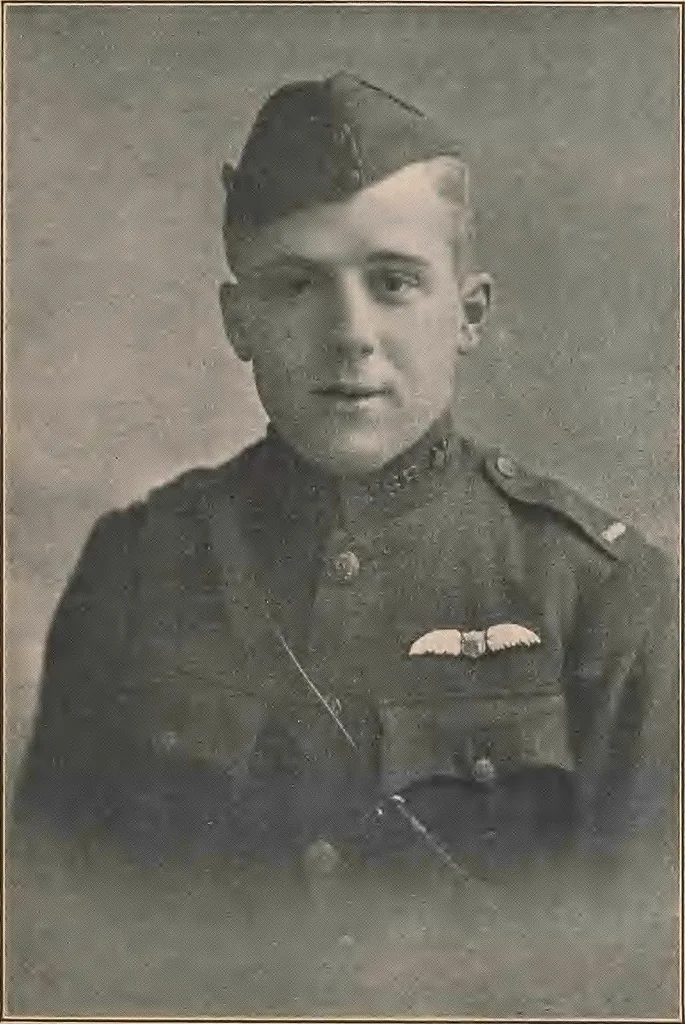 An illustration from New England aviators 1914-1918; their portraits and their records, 1919, leaf 98