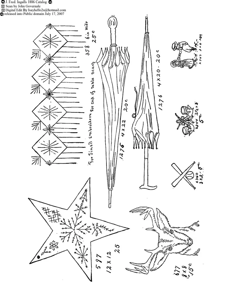An illustration from New Sample Book of Our Artistic Perforated Parchment Stamping Patterns, 1886, leaf 148