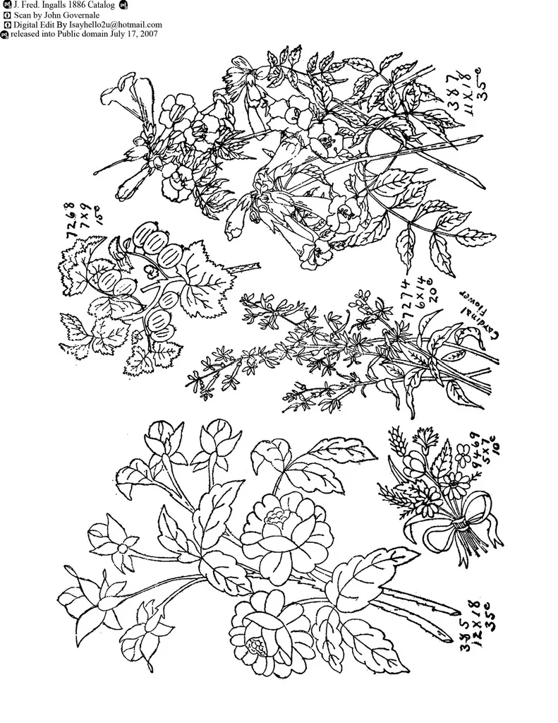 An illustration from New Sample Book of Our Artistic Perforated Parchment Stamping Patterns, 1886, leaf 193