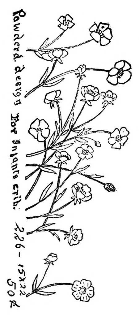 An illustration from New Sample Book of Our Artistic Perforated Parchment Stamping Patterns, 1886, leaf 28