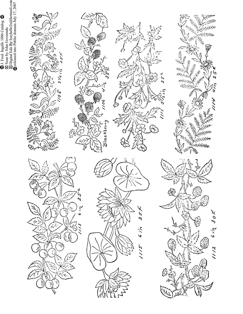 An illustration from New Sample Book of Our Artistic Perforated Parchment Stamping Patterns, 1886, leaf 60