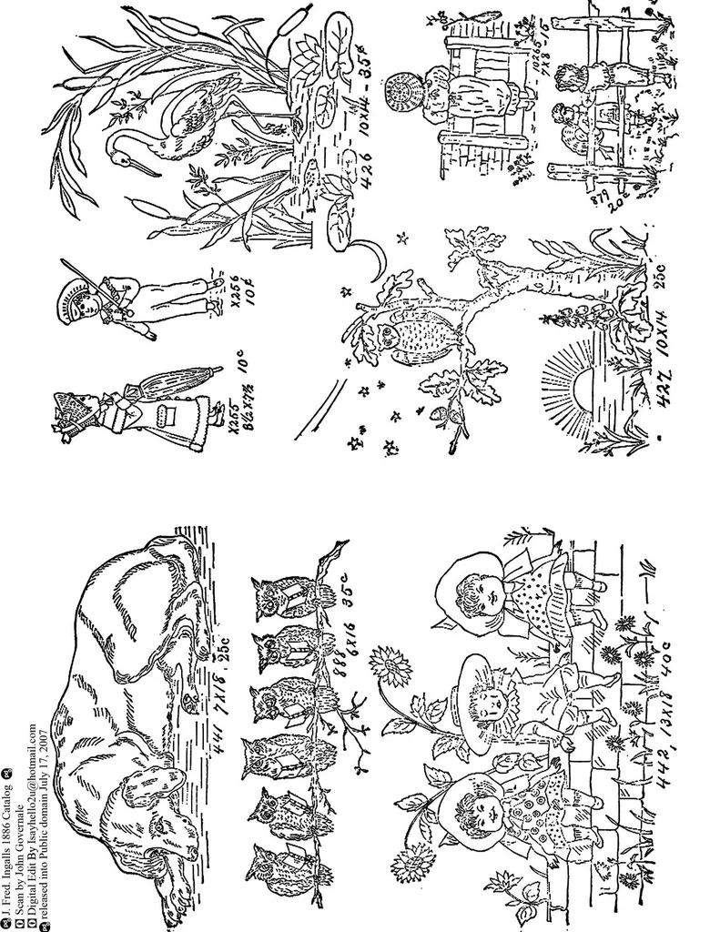 An illustration from New Sample Book of Our Artistic Perforated Parchment Stamping Patterns, 1886, leaf 89