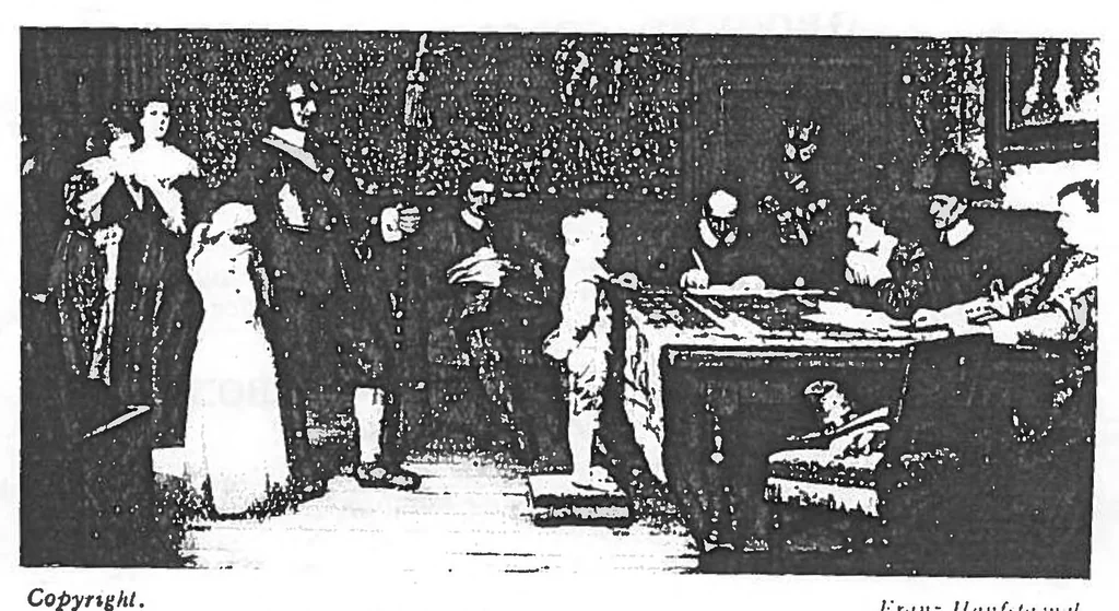 An illustration from Newton's lantern slide catalogue: section 9 -- art, literature, and miscellaneous, 1920, leaf 118