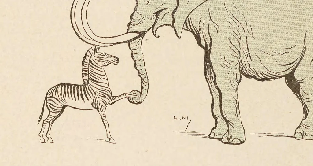 An illustration from Noé dans son arche, 1902, leaf 68