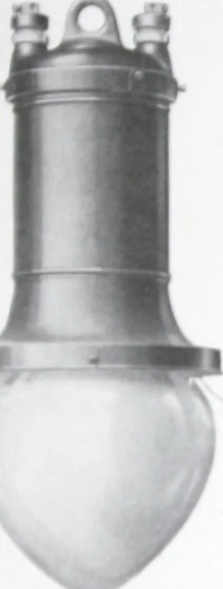 An illustration from Novalux street lighting units (pendent and bracket types) for Mazda series lamps., 1919, leaf 56