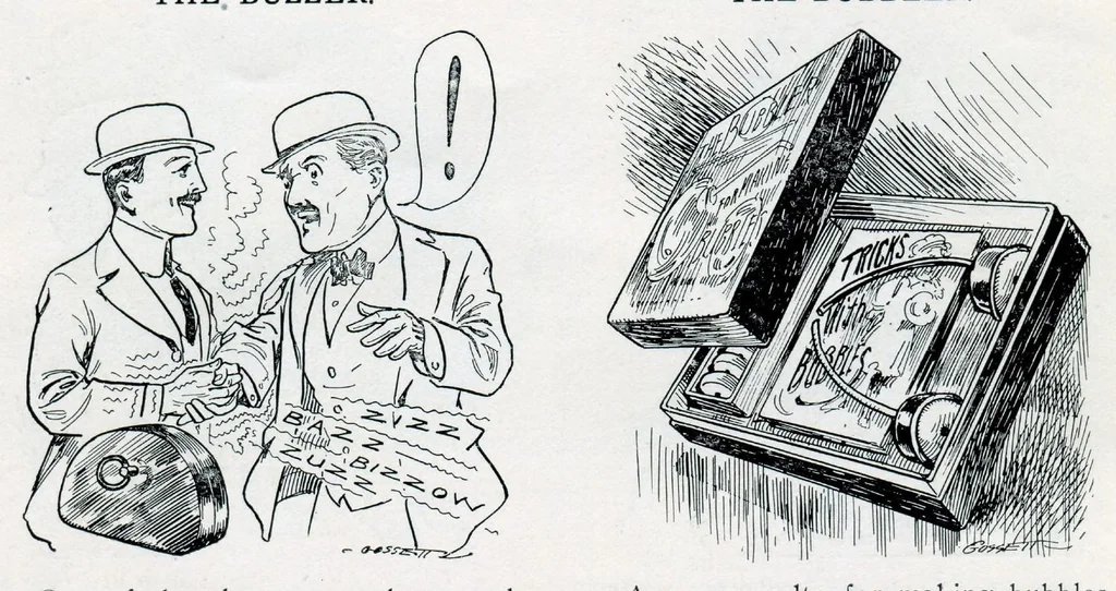 An illustration from Novelties, Jokes, Tricks, Puzzles, Magic, From All Over The World And Every Where Else, 1913, C. J. Felsman, 1913, leaf 15