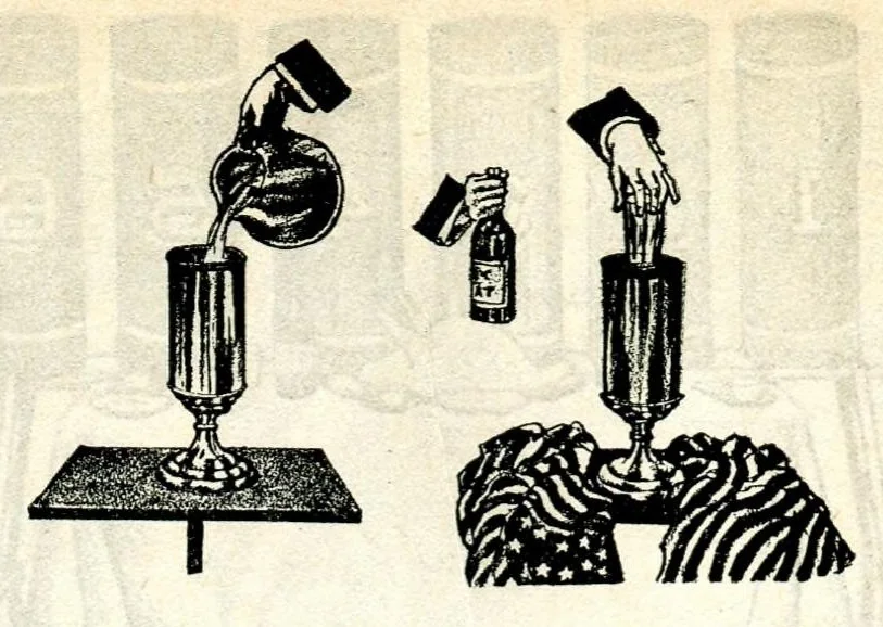 An illustration from Novelties, Jokes, Tricks, Puzzles, Magic, From All Over The World And Every Where Else, 1924, A. P. Felsman, 1924, leaf 140