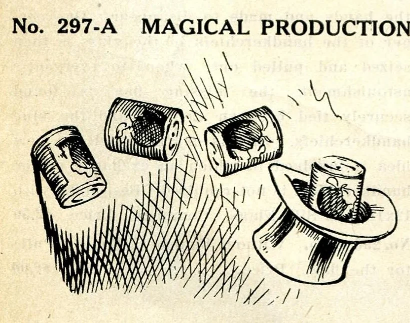 An illustration from Novelties, Jokes, Tricks, Puzzles, Magic, From All Over The World And Every Where Else, 1924, A. P. Felsman, 1924, leaf 91