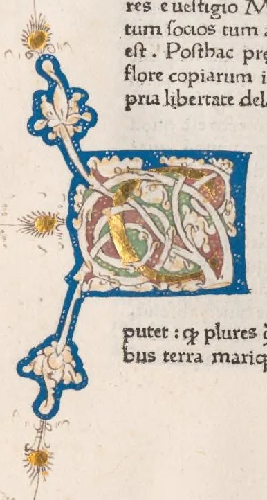 An illustration from Vitae illustrium virorum, leaf 169