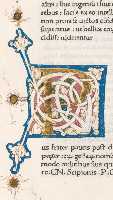 An illustration from Vitae illustrium virorum, leaf 313