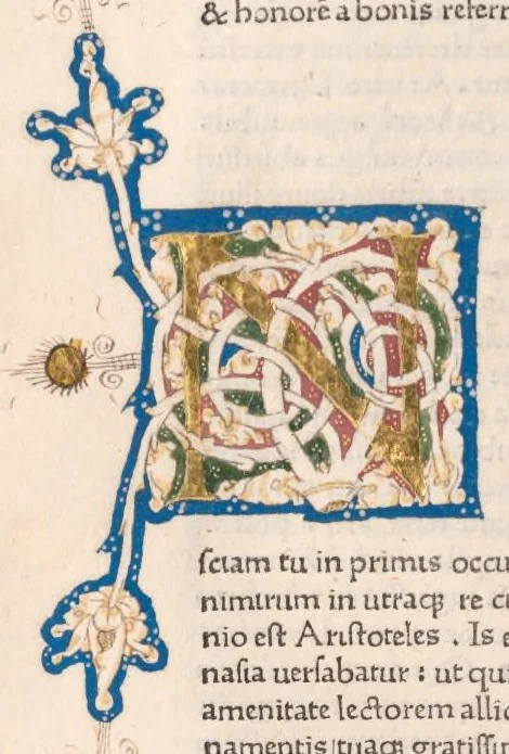 An illustration from Vitae illustrium virorum, leaf 345