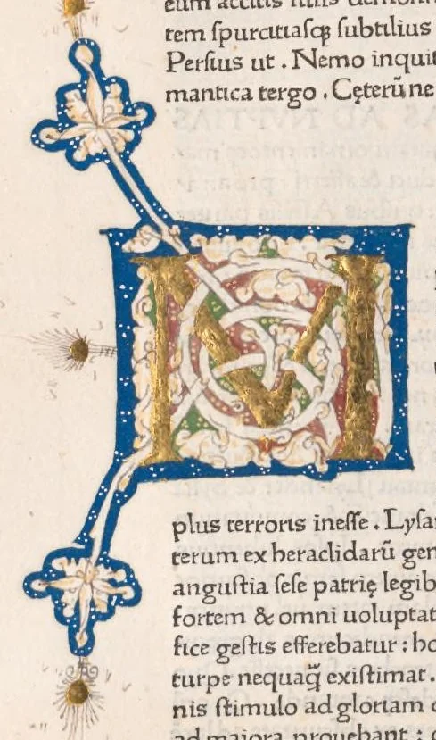An illustration from Vitae illustrium virorum, leaf 485