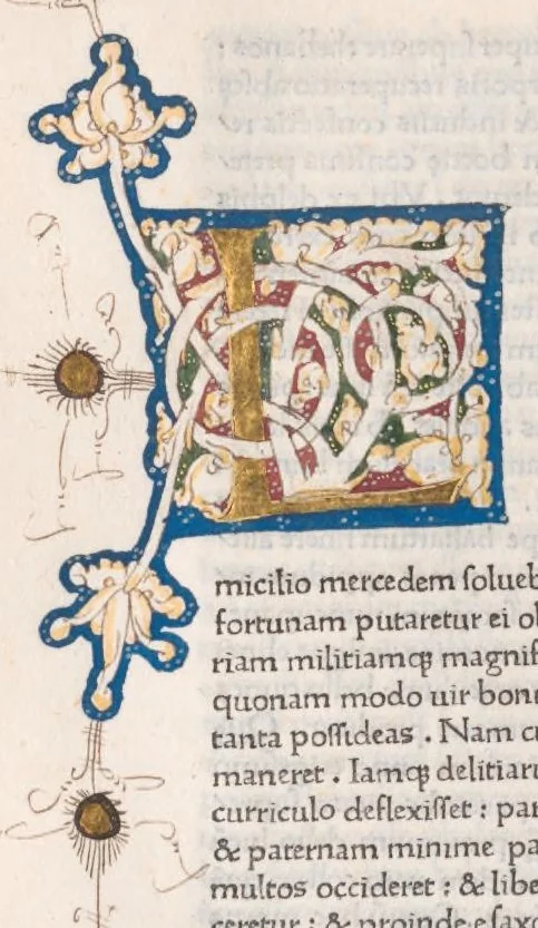 An illustration from Vitae illustrium virorum, leaf 501