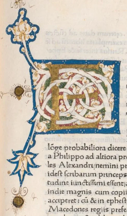 An illustration from Vitae illustrium virorum, leaf 572