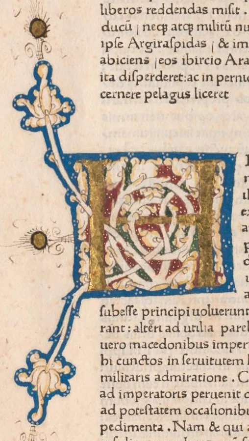 An illustration from Vitae illustrium virorum, leaf 583