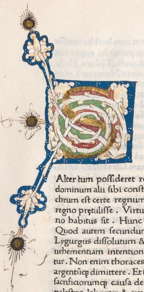 An illustration from Vitae illustrium virorum, leaf 83