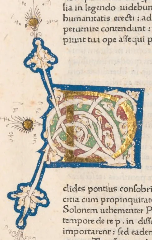 An illustration from Vitae illustrium virorum, leaf 89